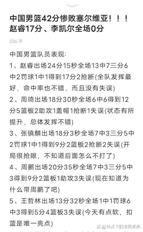 李凯尔表现低迷：4投0中0分1板2助，正负值-20全场垫底